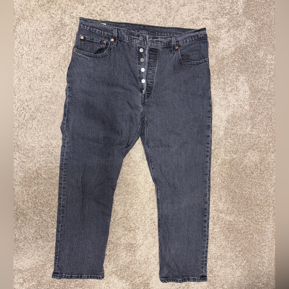 Women's Levi's 501 Premium Denim Black Jeans